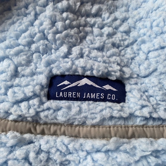NWOT Lauren James Light Blue Sherpa - Picture 3 of 9